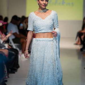 Bridal Lehenga - Pearl White with pearl work